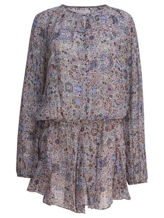 Floral flared dress Dresses