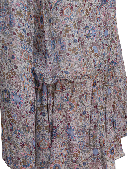 Floral flared dress Dresses
