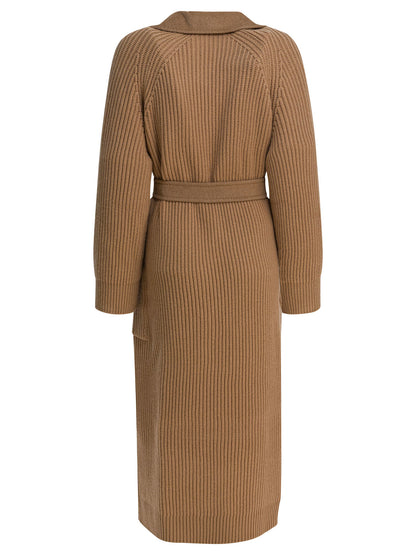 Camel long coat Jackets and Coats