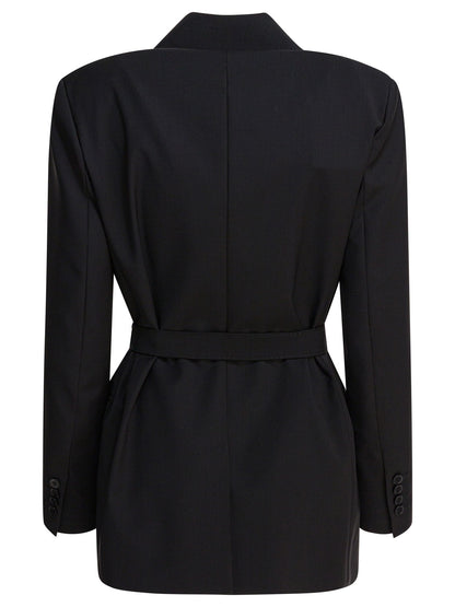 Wool canvas blazer Jackets and Coats