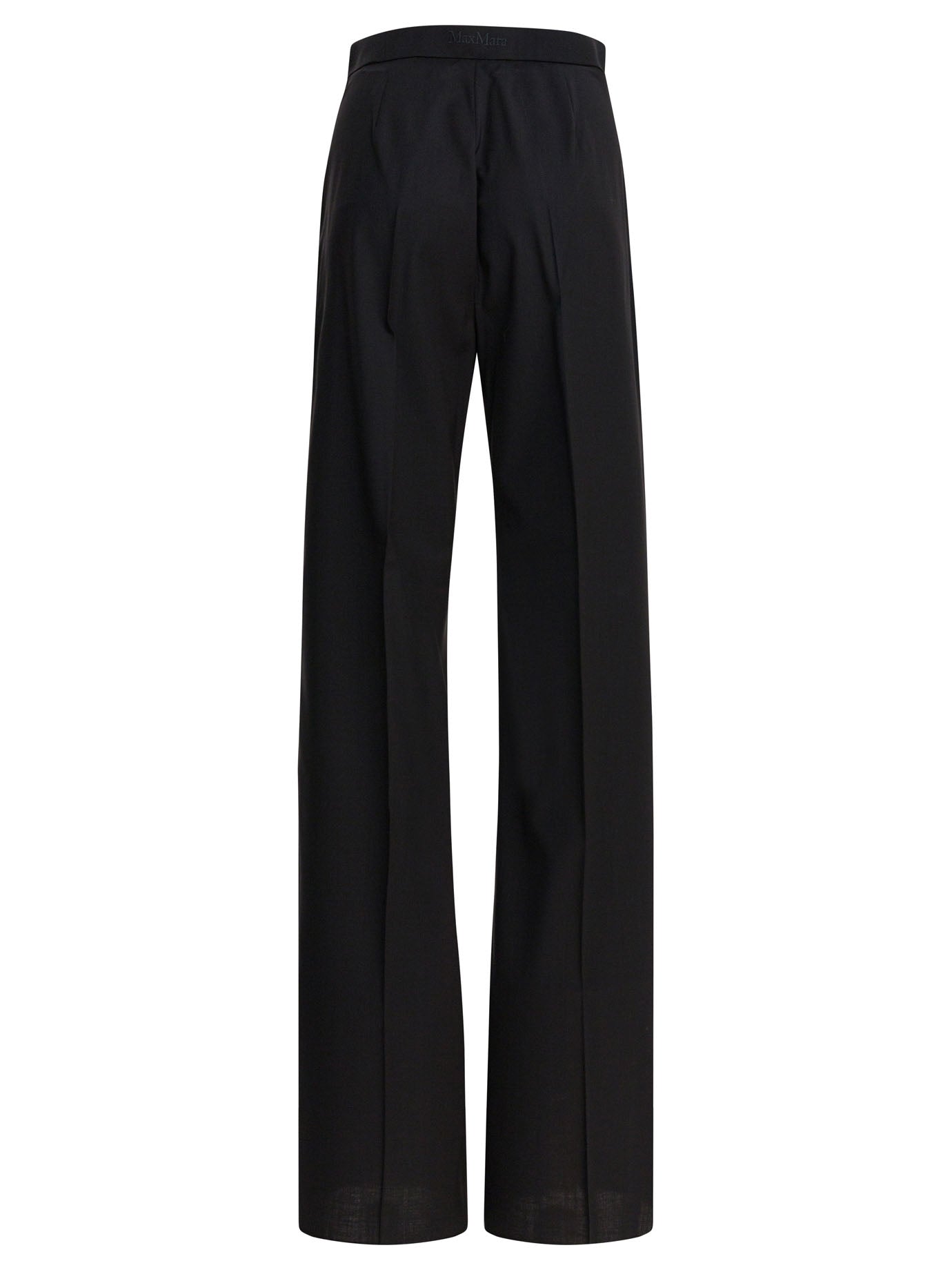 Light wool straight trousers Trousers