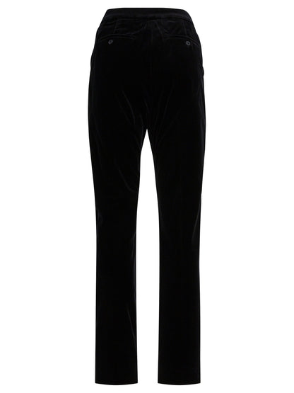 Velvet pants Trousers