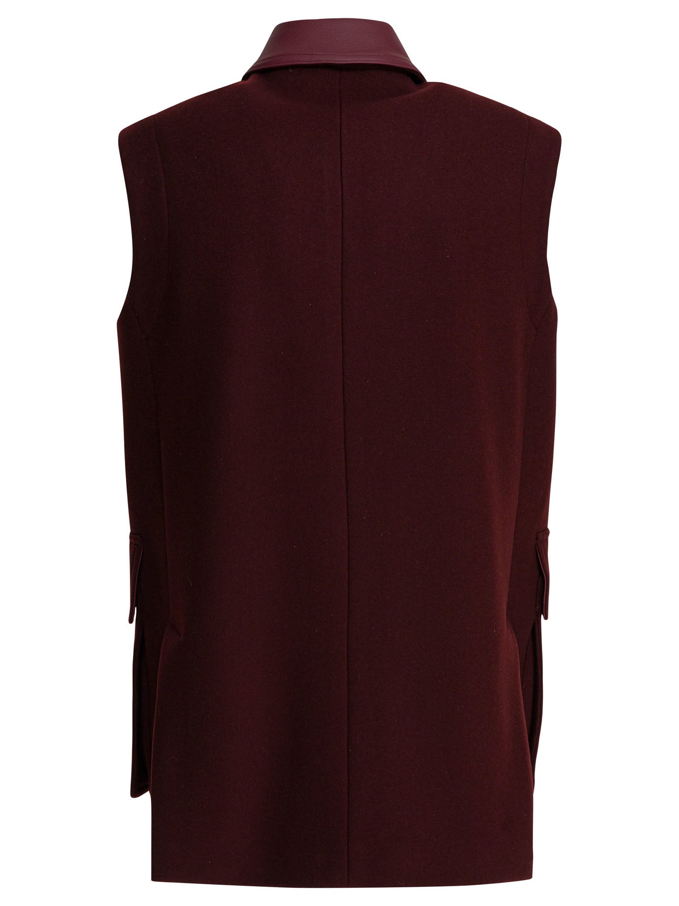 Sleeveless jacket in wool and alpaca Jackets and Coats