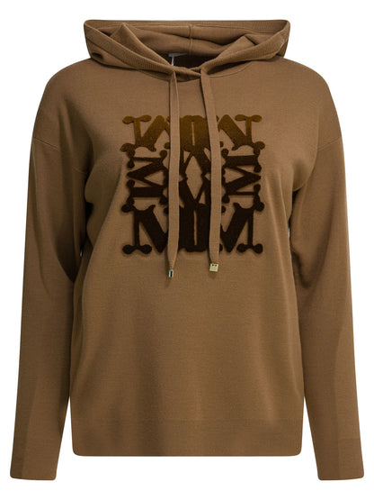 Virgin wool hooded sweater Knitwear