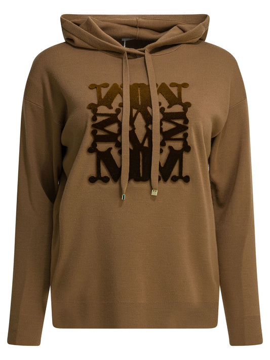 Virgin wool hooded sweater Knitwear