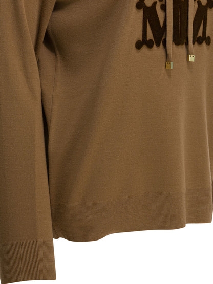 Virgin wool hooded sweater Knitwear