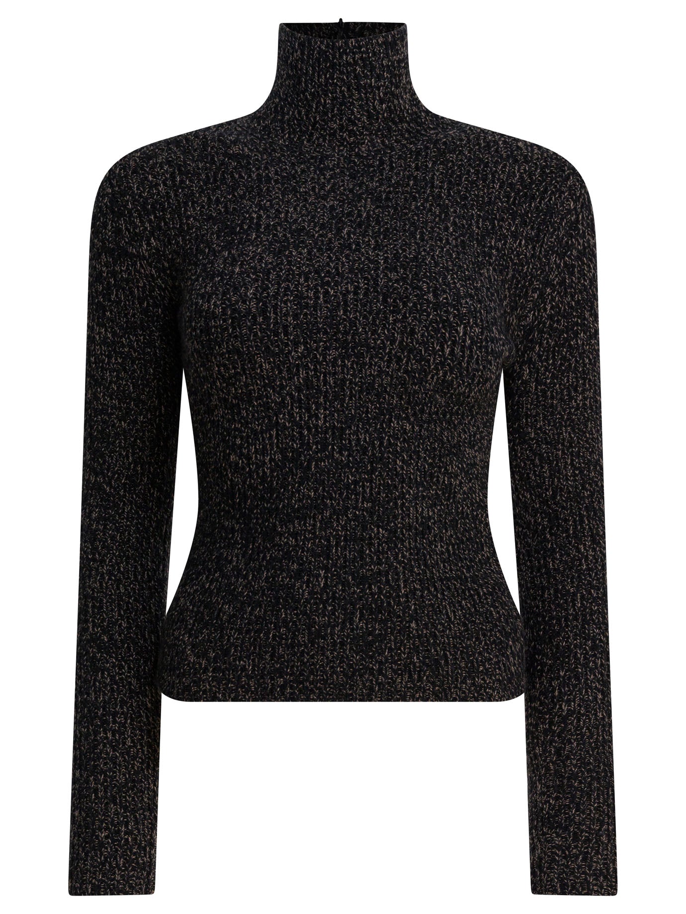 Wool and cashmere mouliné turtleneck sweater Knitwear