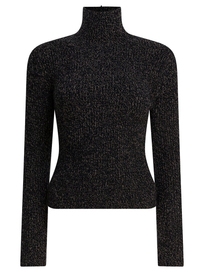 Wool and cashmere mouliné turtleneck sweater Knitwear