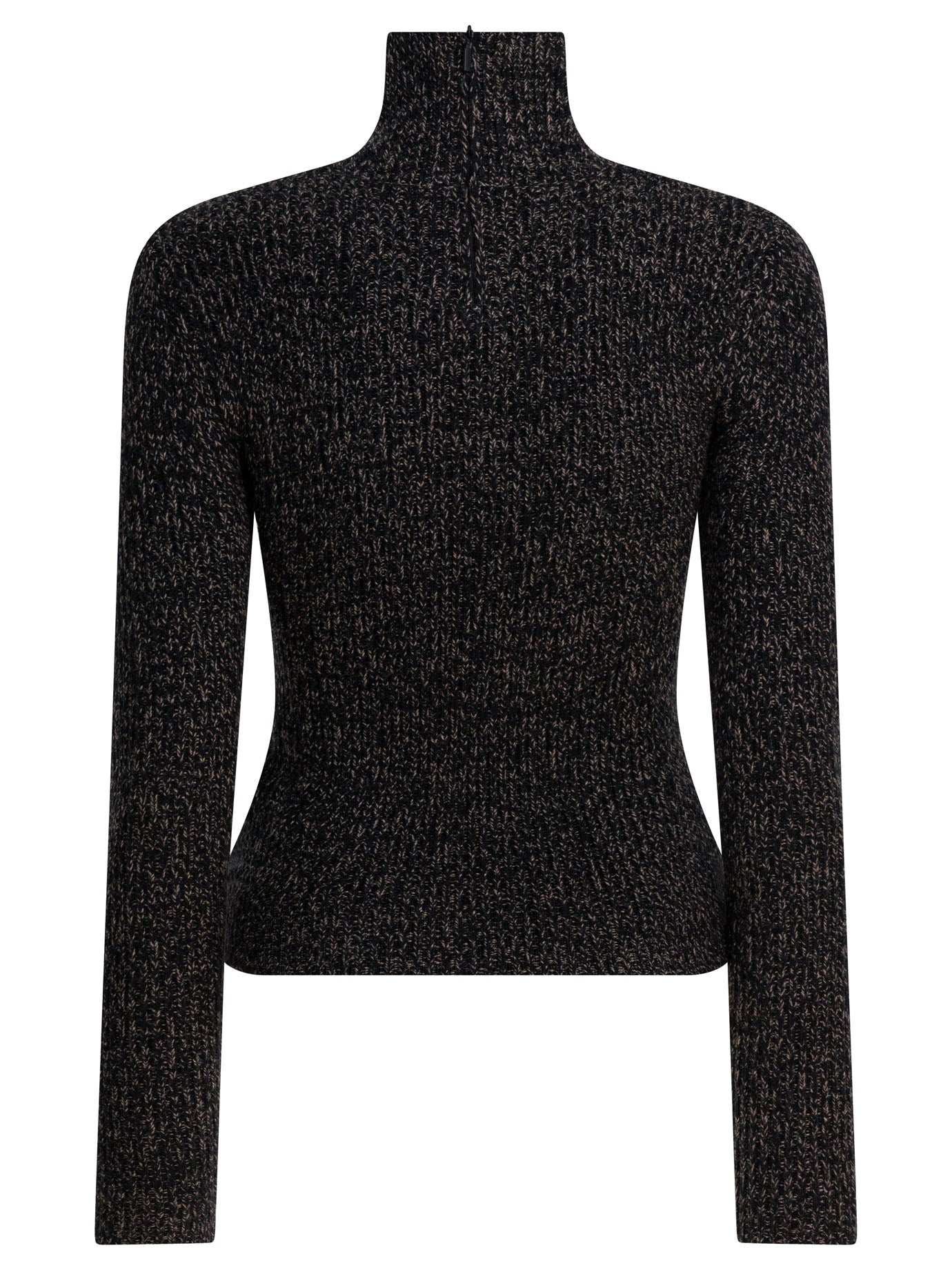 Wool and cashmere mouliné turtleneck sweater Knitwear