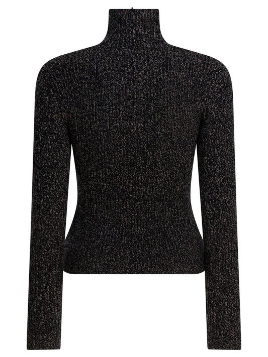 Wool and cashmere mouliné turtleneck sweater Knitwear