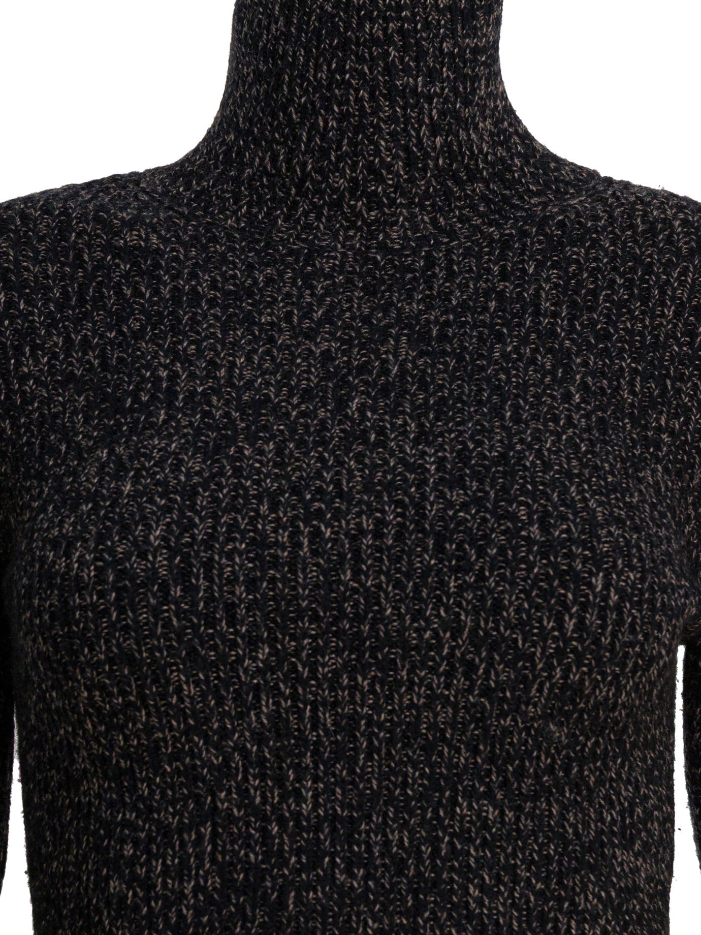 Wool and cashmere mouliné turtleneck sweater Knitwear