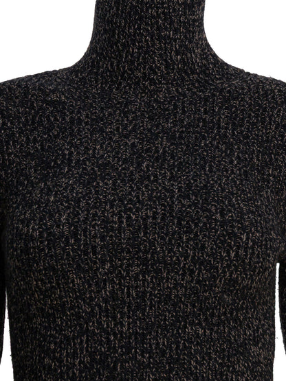 Wool and cashmere mouliné turtleneck sweater Knitwear