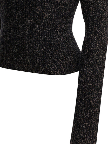 Wool and cashmere mouliné turtleneck sweater Knitwear