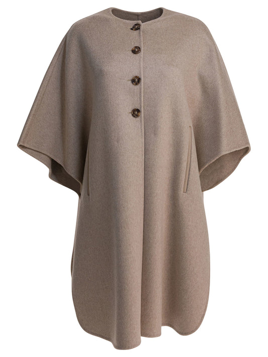Cashmere midi cape Jackets and Coats