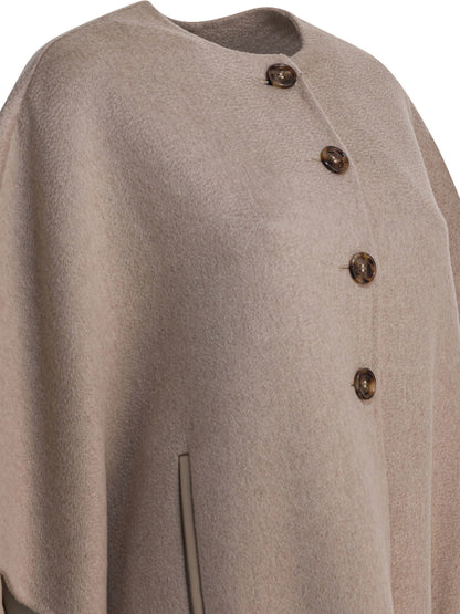 Cashmere midi cape Jackets and Coats