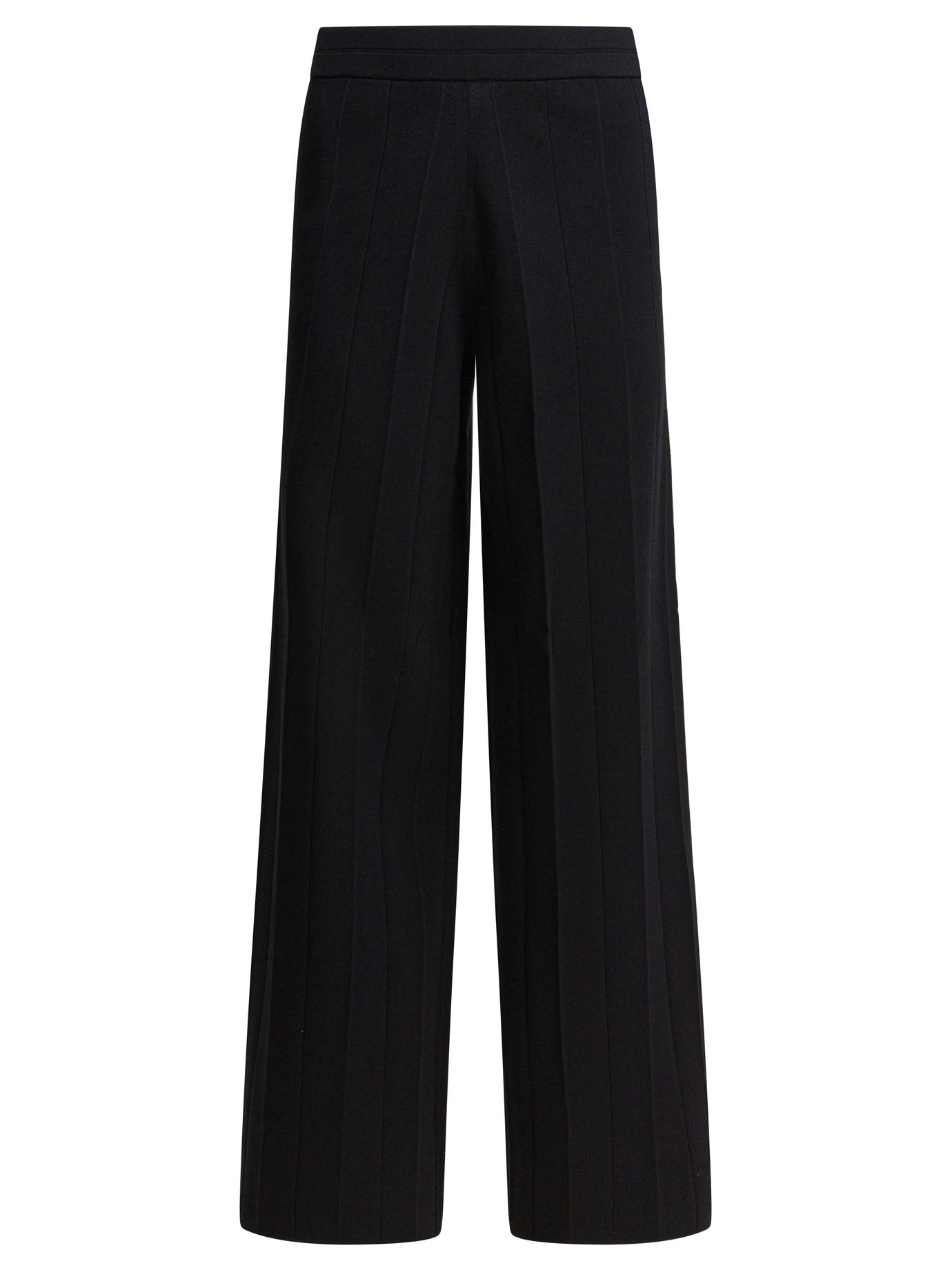 Wide knit pants Trousers