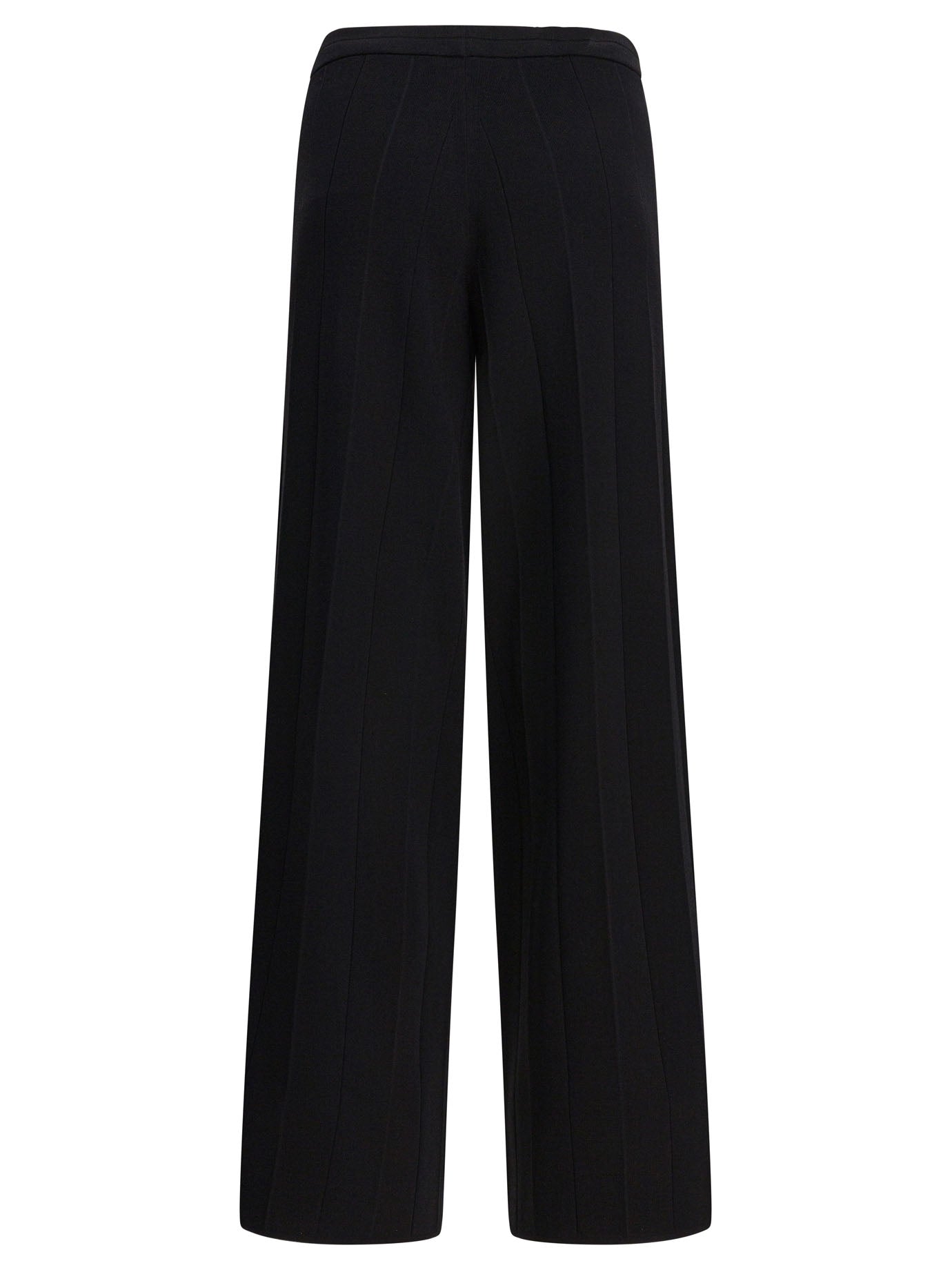 Wide knit pants Trousers