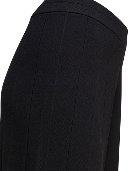 Wide knit pants Trousers