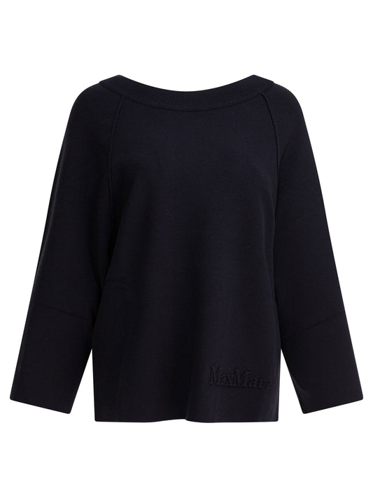 Viscose and wool over sweater Knitwear