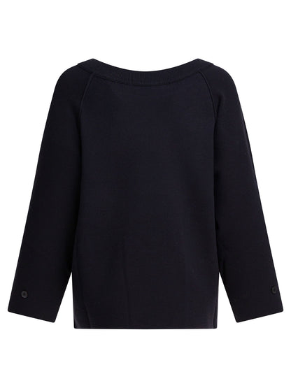 Viscose and wool over sweater Knitwear
