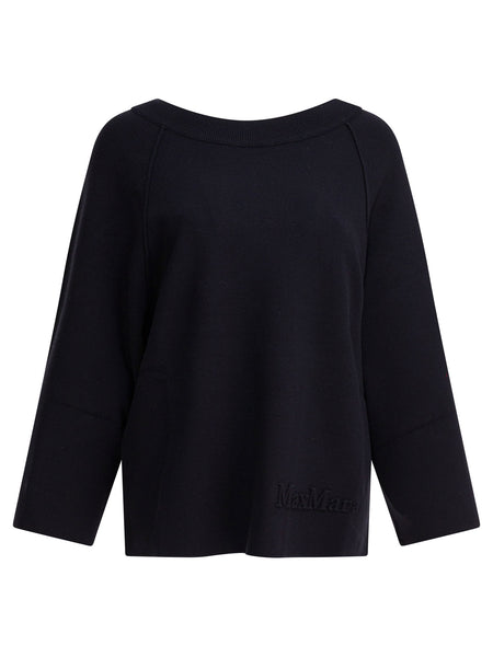 Viscose and wool over sweater Knitwear