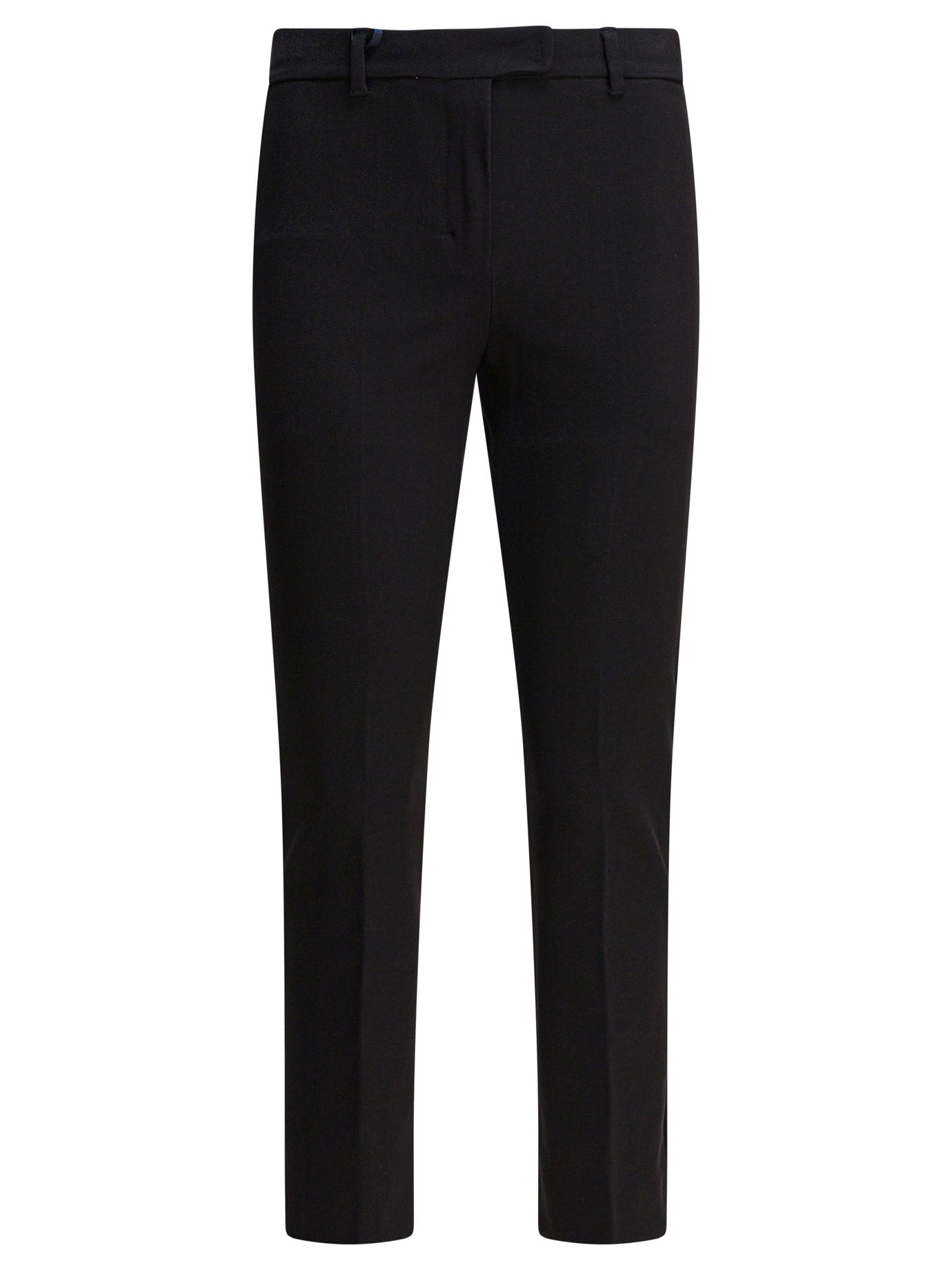 Stretch cotton blend pants Trousers