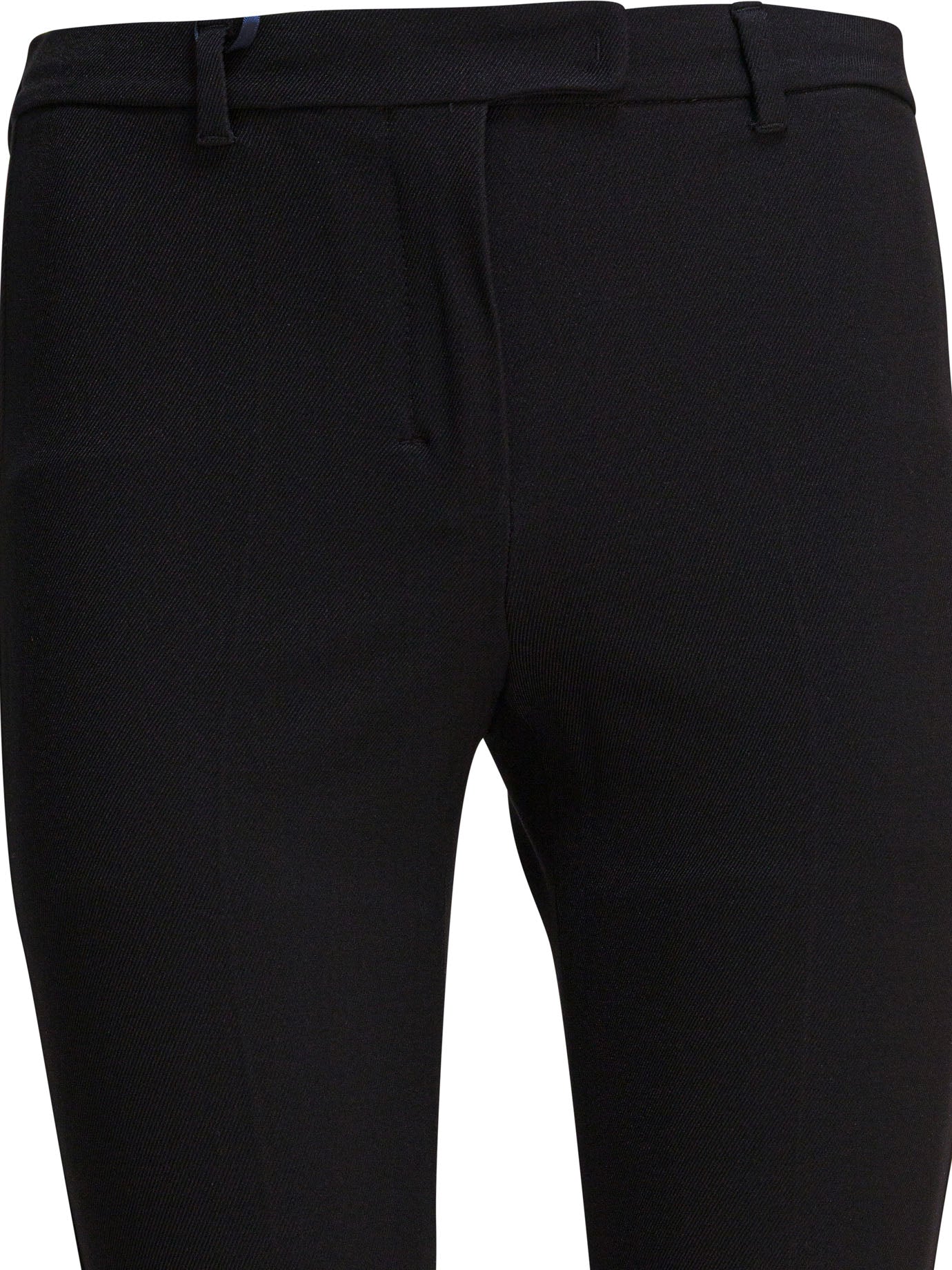 Stretch cotton blend pants Trousers