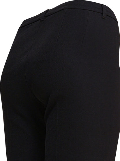 Stretch cotton blend pants Trousers