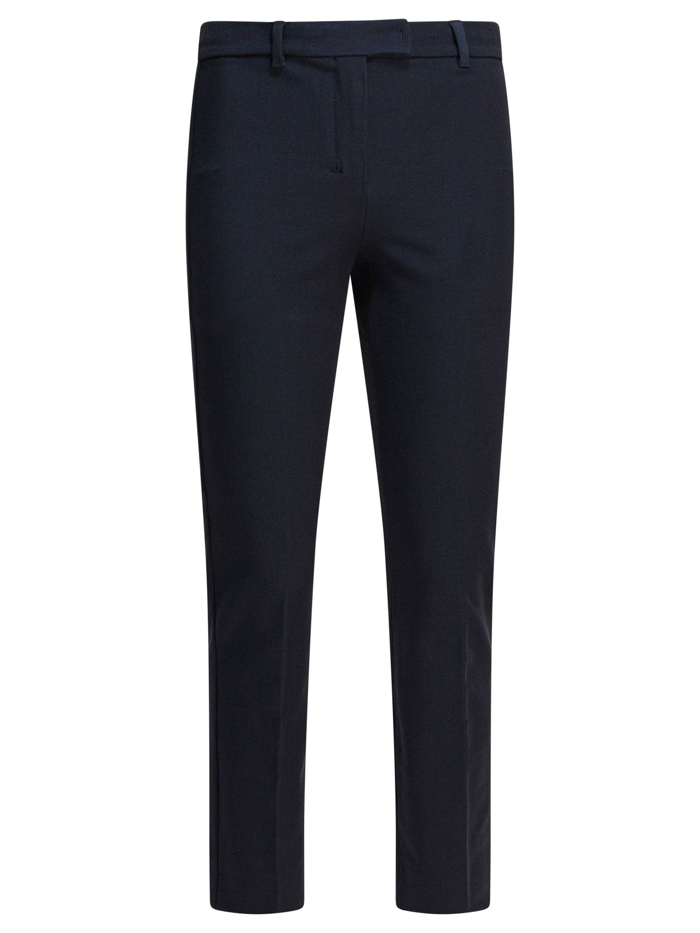 Stretch cotton blend pants Trousers
