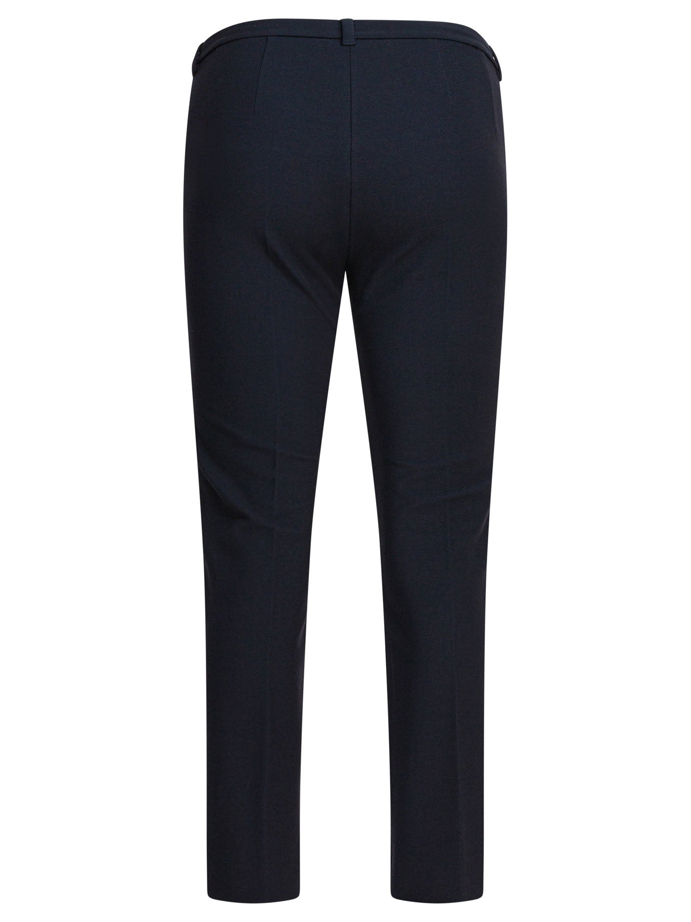 Stretch cotton blend pants Trousers