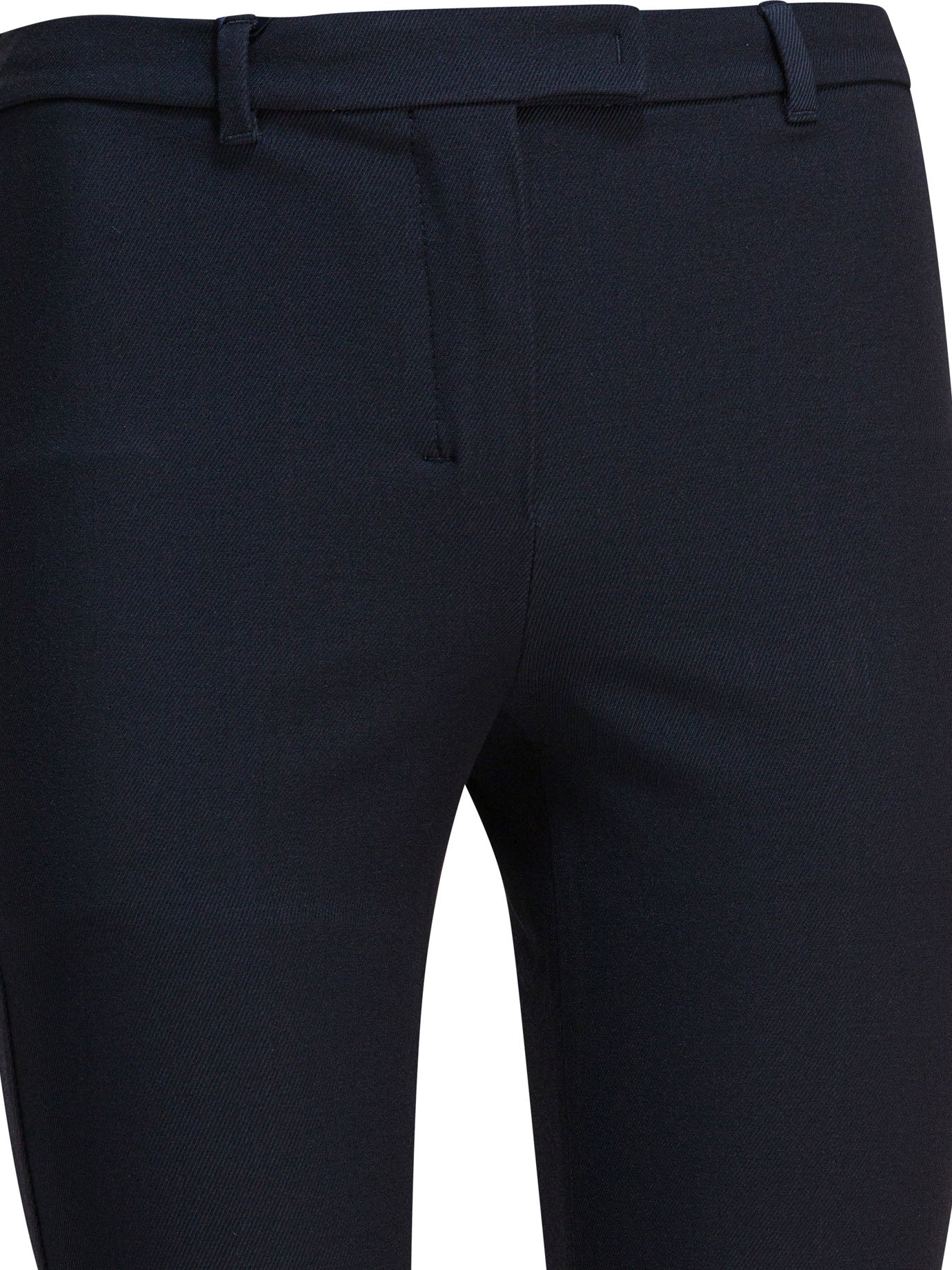 Stretch cotton blend pants Trousers