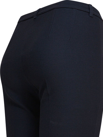 Stretch cotton blend pants Trousers