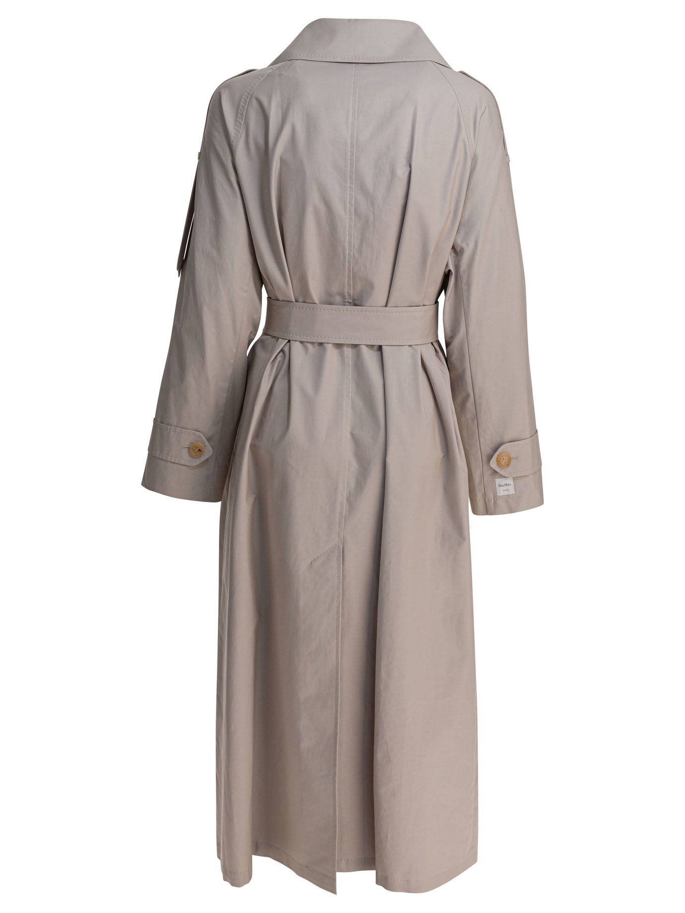 Double-breasted cotton twill trench coat Jackets and Coats