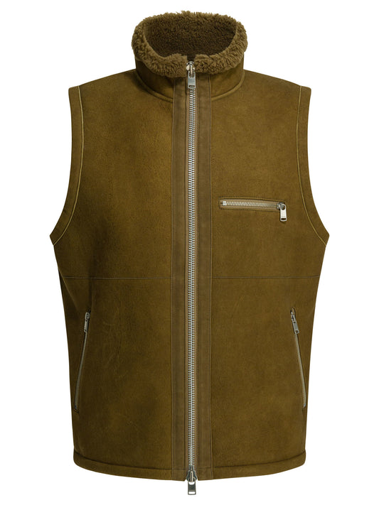 Shearling sleeveless jacket Jackets and Coats