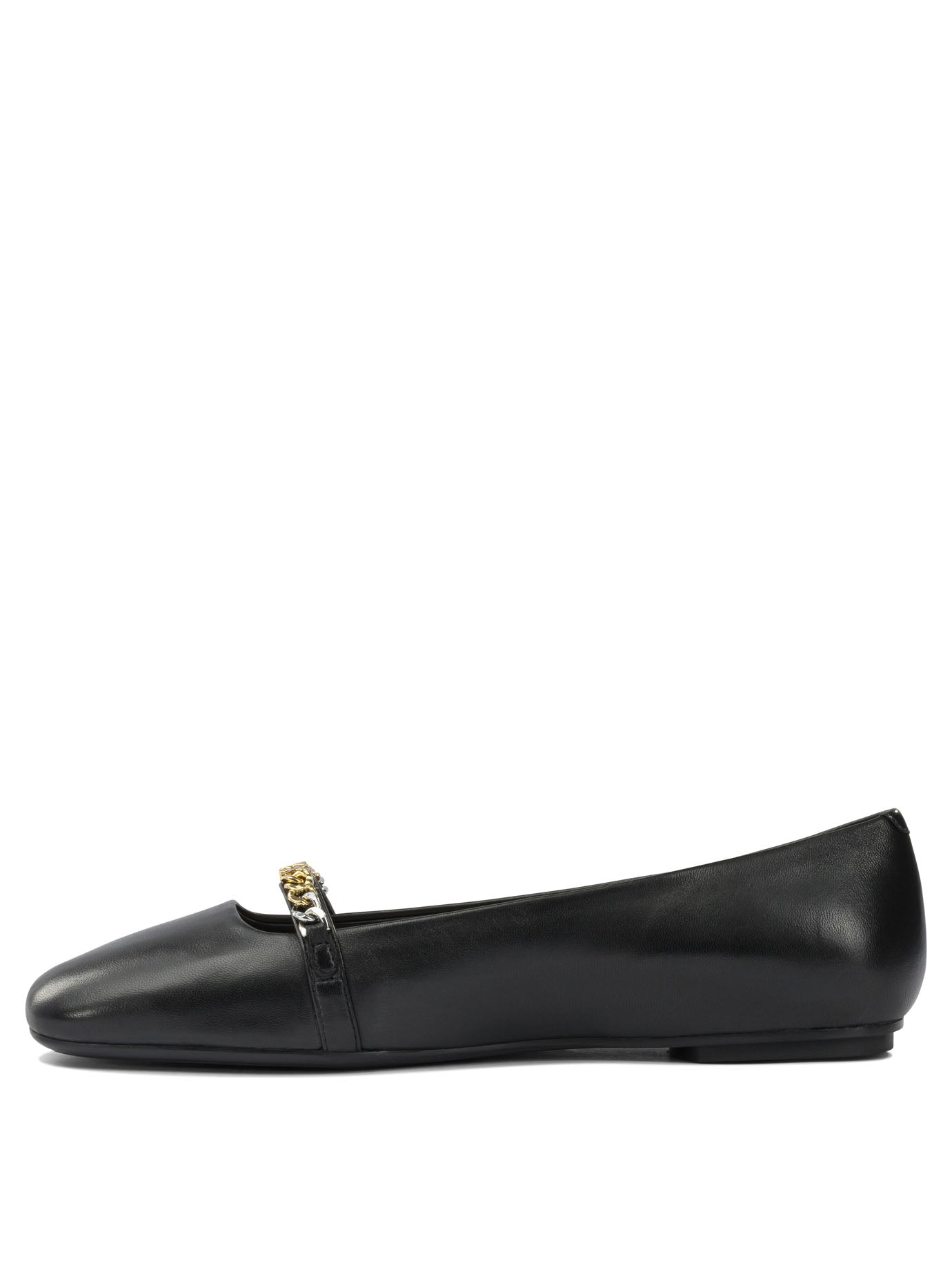 Leather ballet flats with square toe Ballerinas