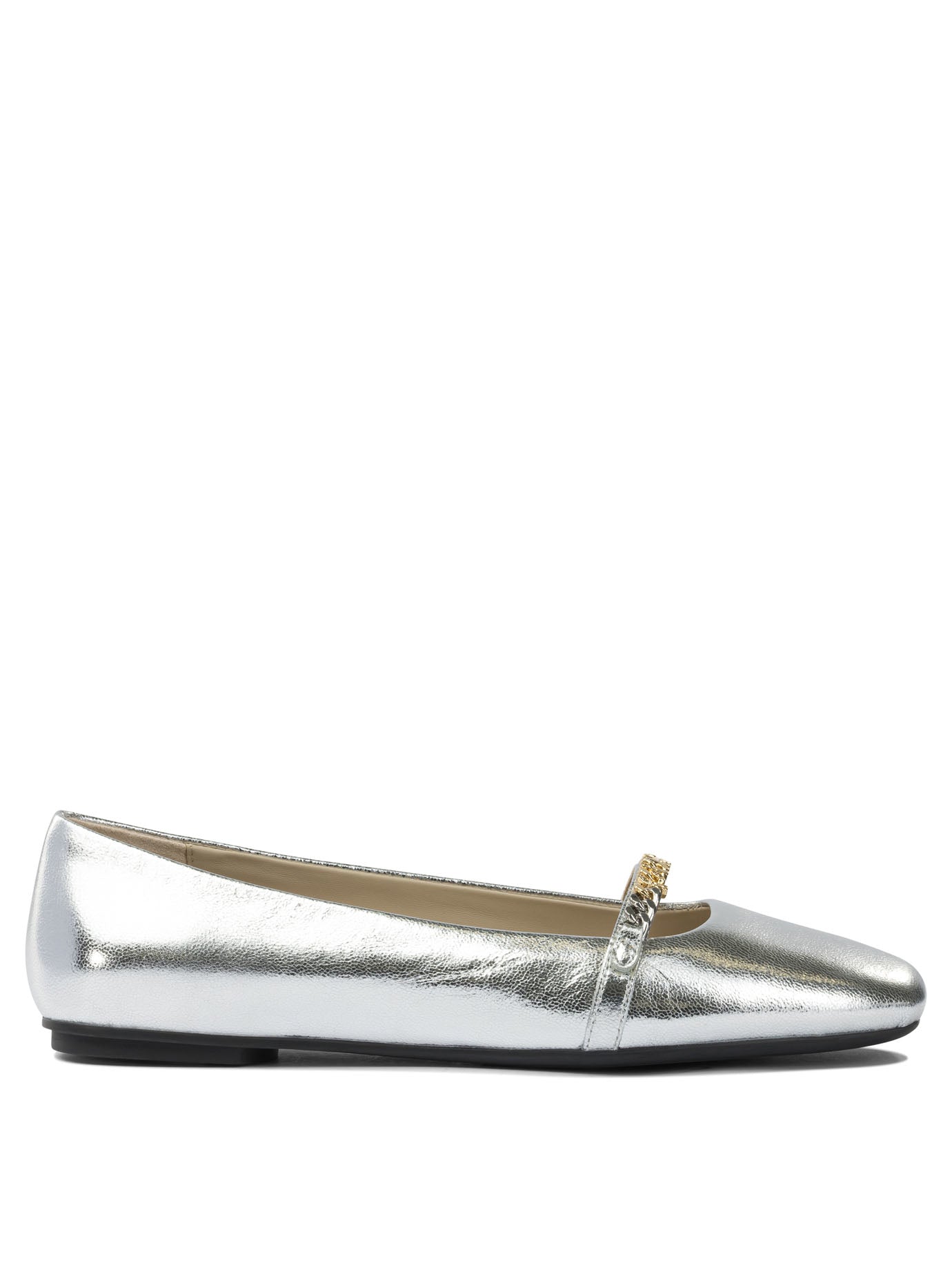 Leather ballet flats with square toe Ballerinas