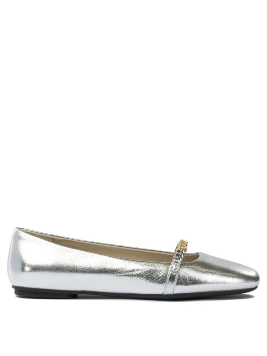 Leather ballet flats with square toe Ballerinas