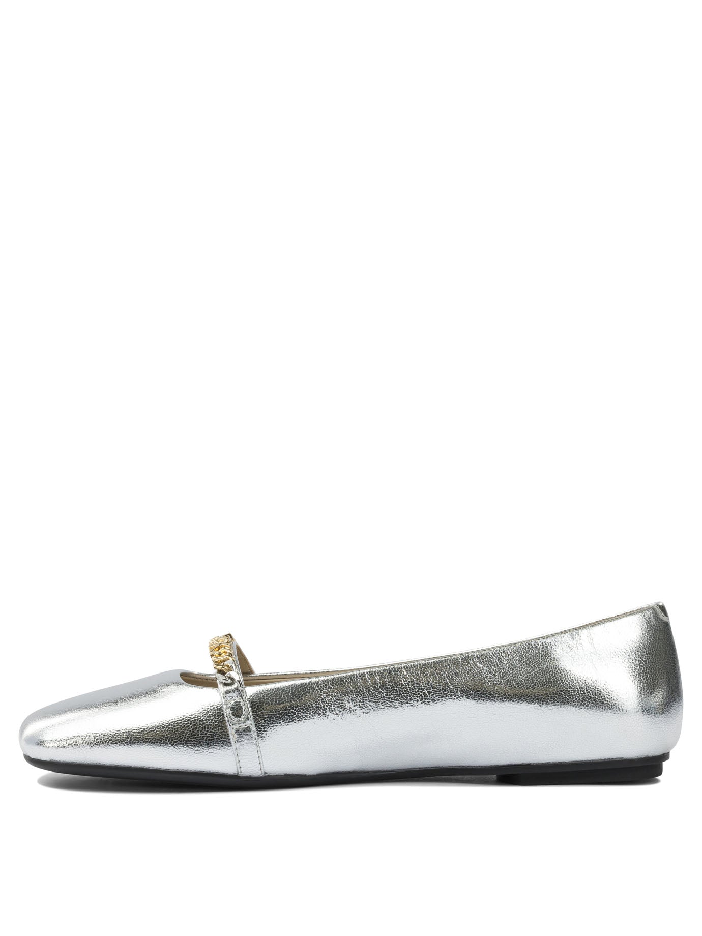 Leather ballet flats with square toe Ballerinas