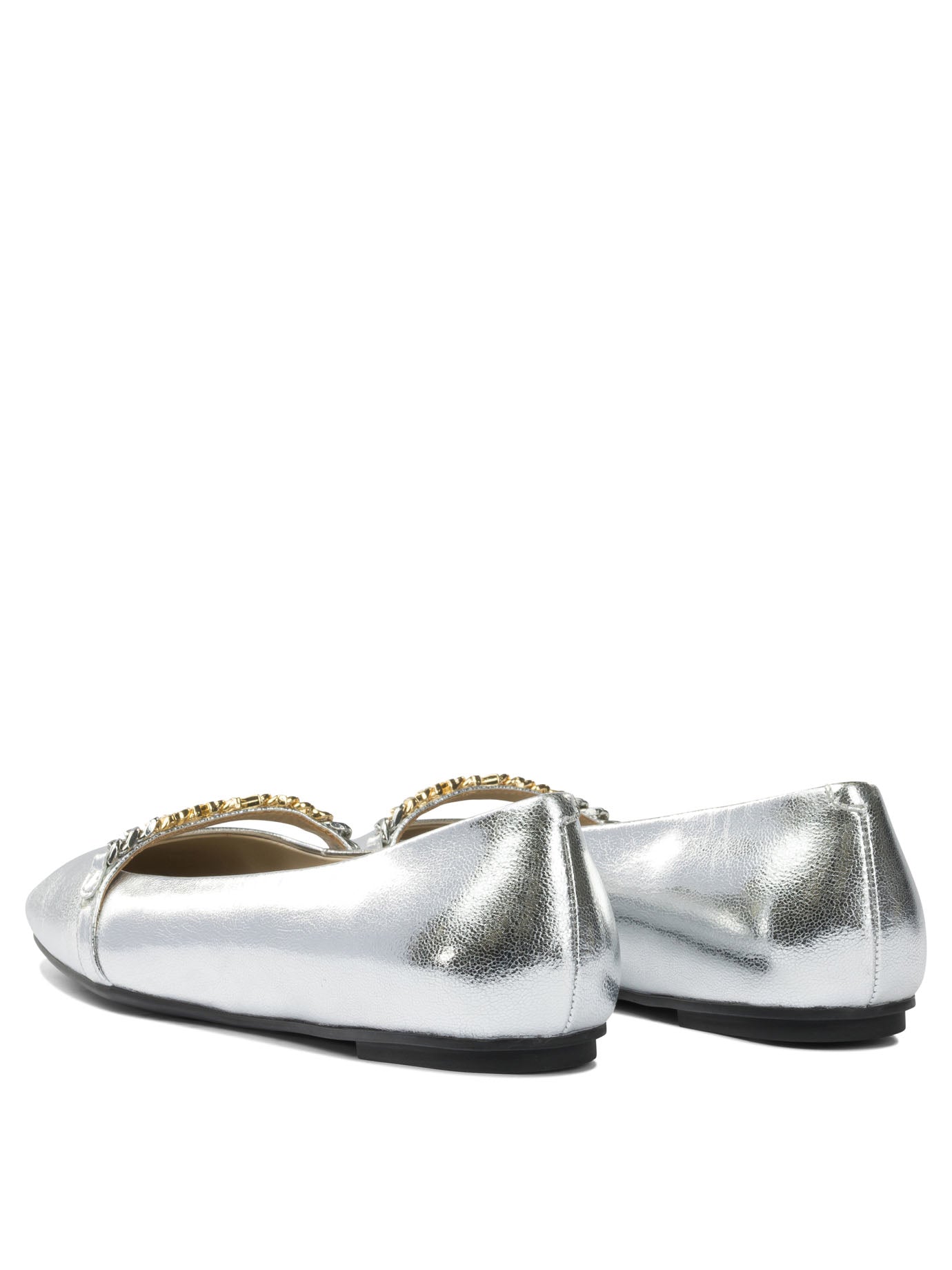 Leather ballet flats with square toe Ballerinas