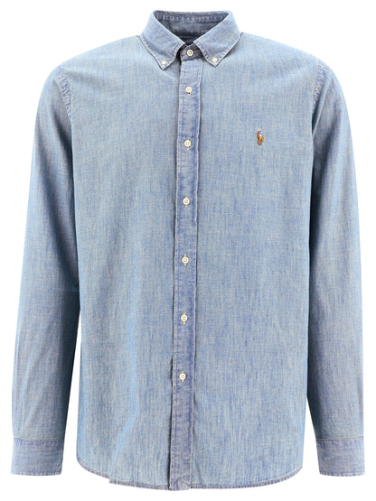 Custom-fit chambray shirt Shirts