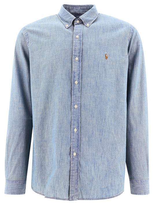 Custom-fit chambray shirt Shirts