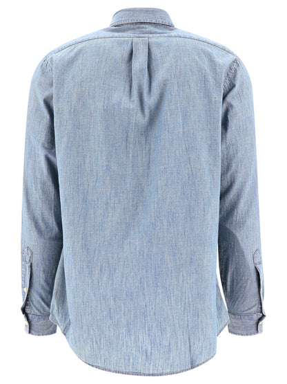 Custom-fit chambray shirt Shirts