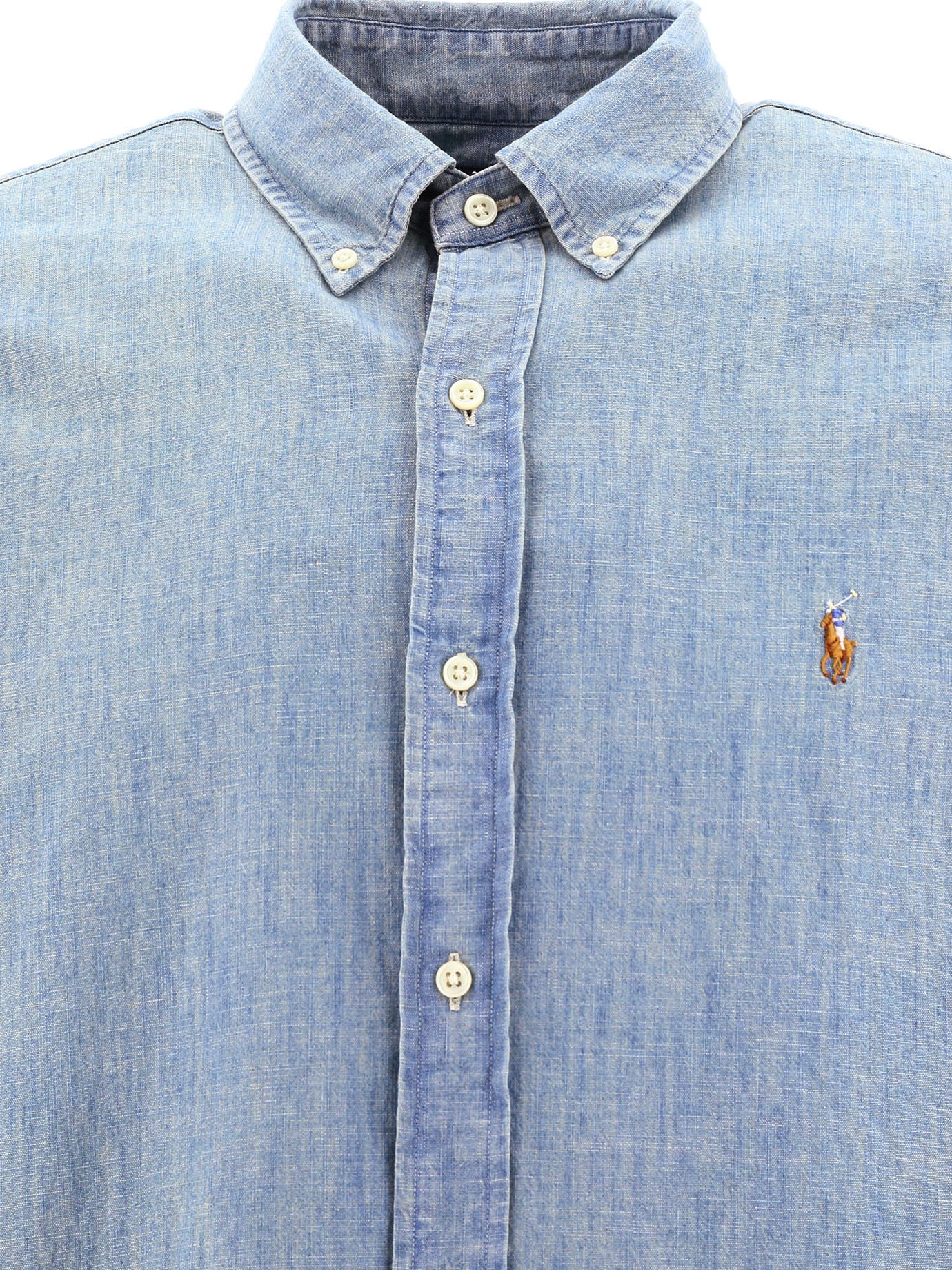 Custom-fit chambray shirt Shirts