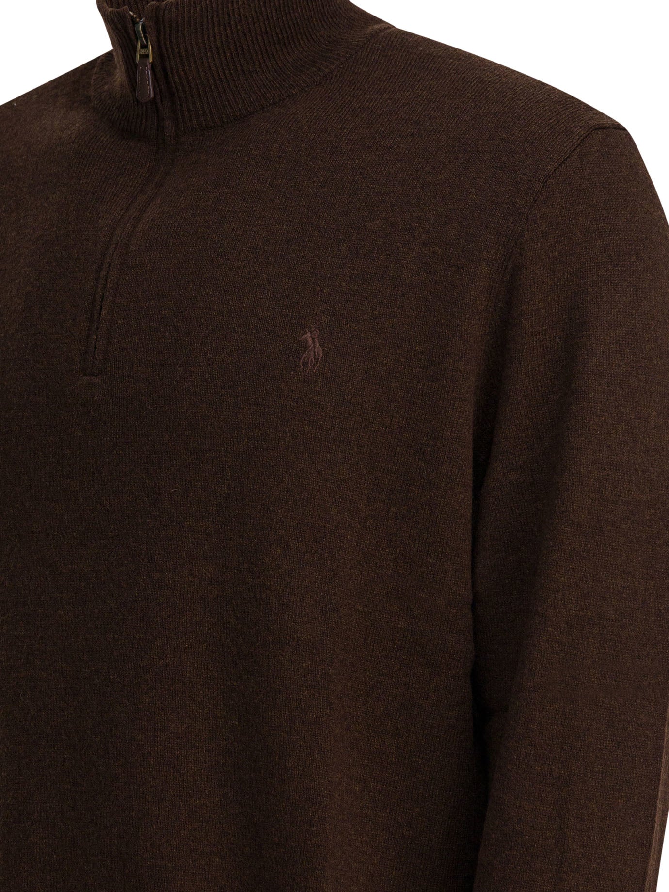 Wool sweater with zipper Knitwear