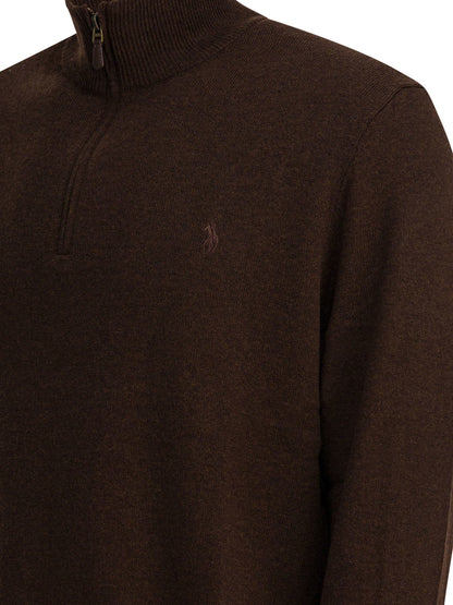 Wool sweater with zipper Knitwear