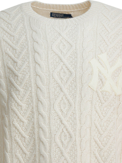 "New York Yankees™" wool and alpaca crewneck sweater Knitwear