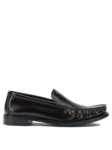 Brushed leather loafers Loafers & Slippers