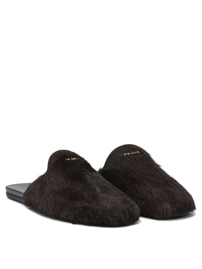 Leather sabot Loafers & Slippers