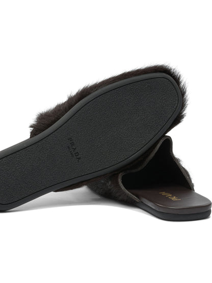 Leather sabot Loafers & Slippers