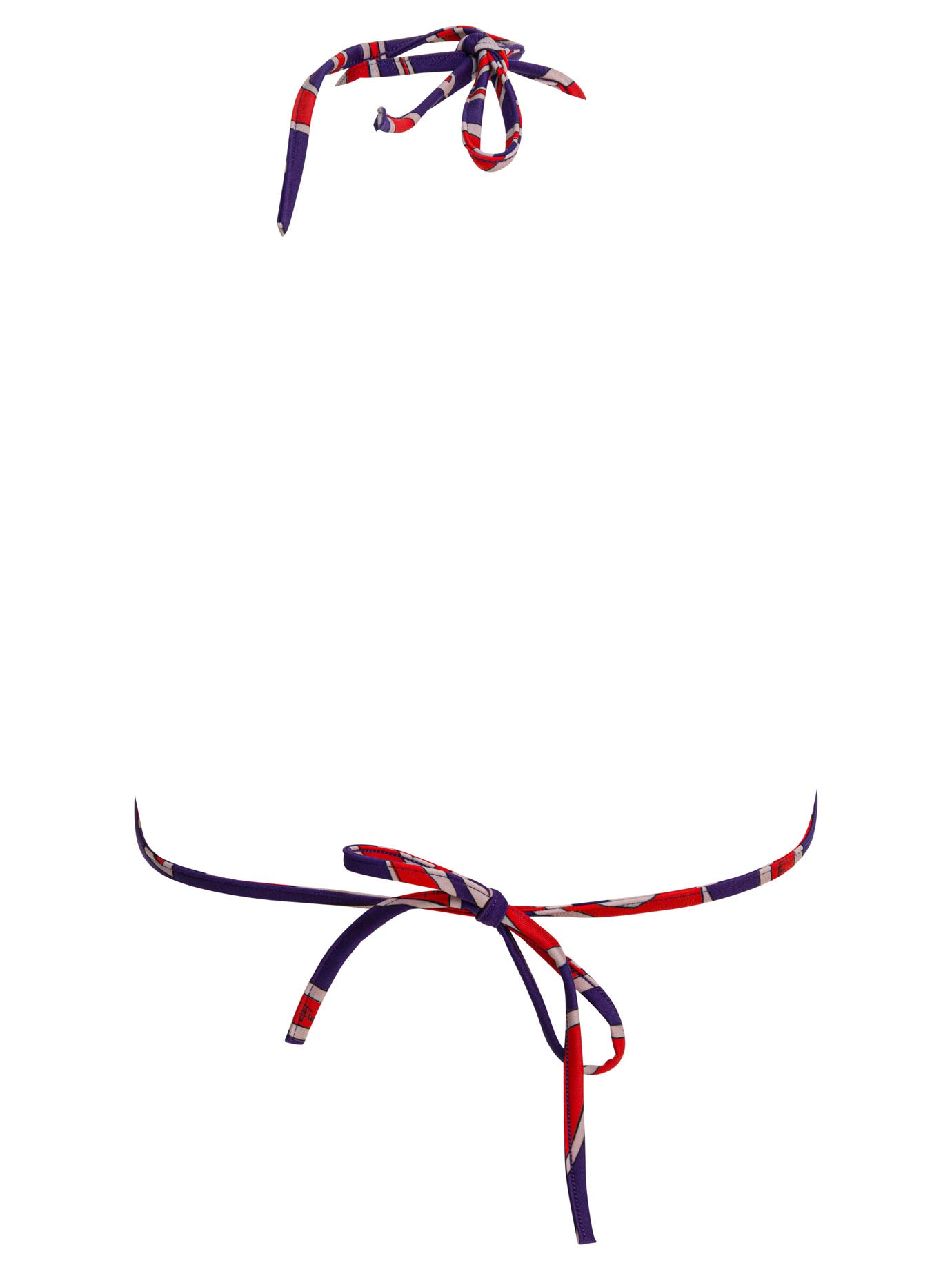 Labirinto print triangle bikini top Swimwear